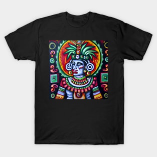 Aztec Warrior Painting T-Shirt
